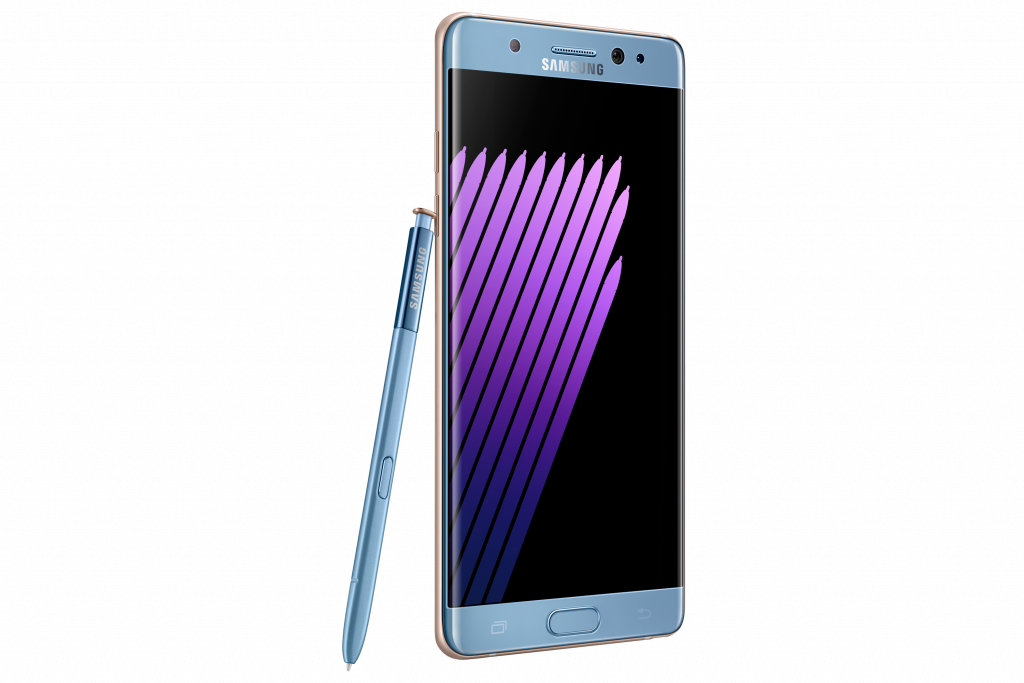 samsung note 7 blue